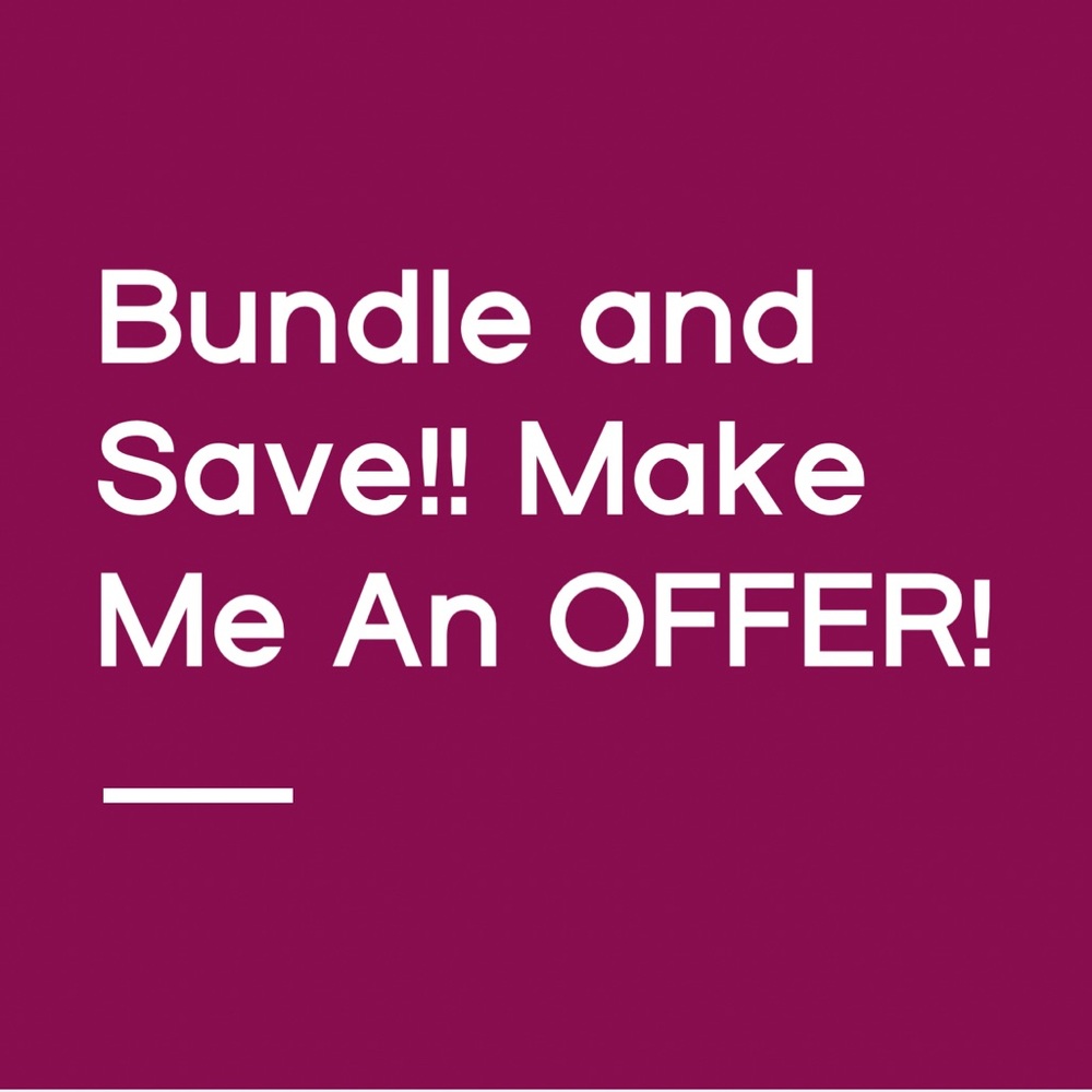 Bundle and save!! Make an offer!
